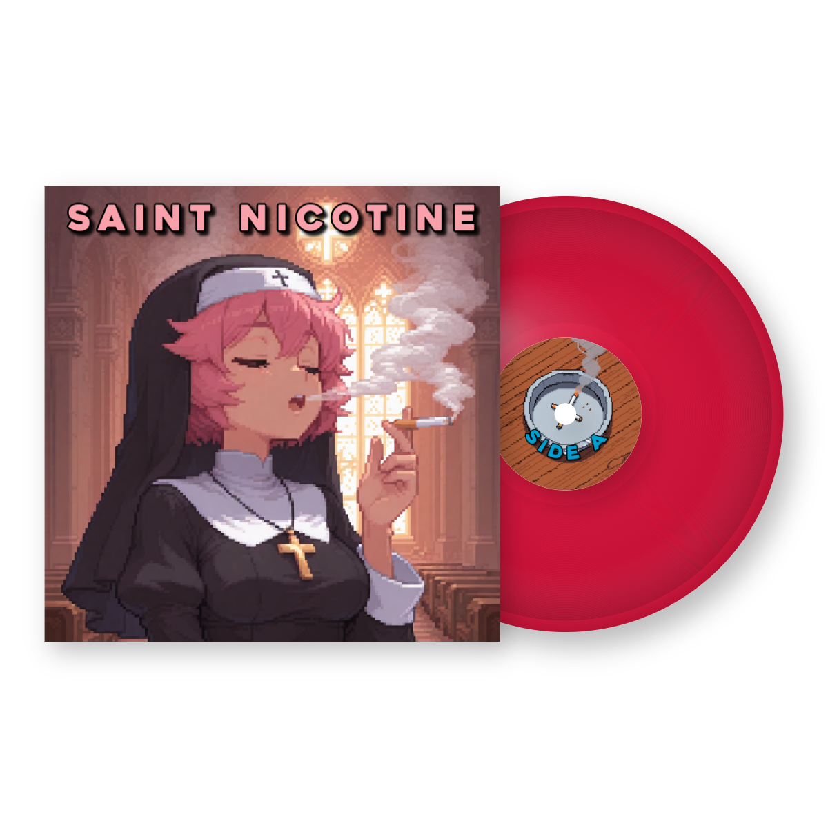 Saint Nicotine (Deluxe Edition) - Red Vinyl Double LP - Album Cover