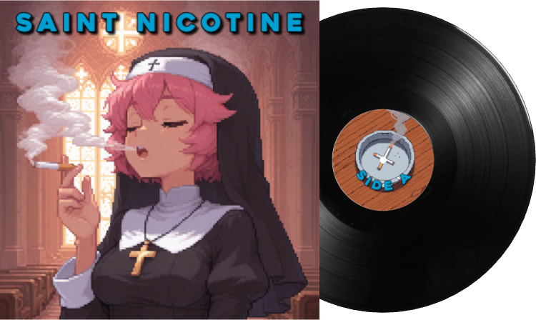 Pie For Billy - Saint Nicotine - 12" Vinyl Album